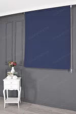 Lacivert Mat Stor Perde - 600 v38 - Görsel 2
