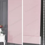 Pembe Mat Stor Perde - 600 v15