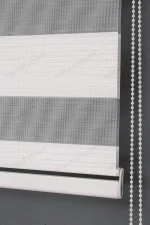 Beyaz Bambu Damarlı Zebra Perde - 3040 v02 - Görsel 5