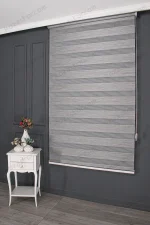 Gri Bambu Damarlı Zebra Perde - 3040 v05 - Görsel 2
