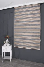 Bej Bambu Şerit Zebra Perde - 3010 v05 - Görsel 2