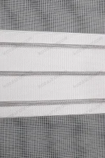 Beyaz Gri Bambu Şerit Zebra Perde - 3010 v02 - Görsel 6