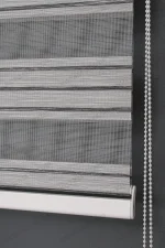 Gri Bambu Şerit Zebra Perde - 3010 v07 - Görsel 5