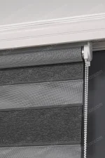 Antrasit Blackout Plise Zebra Perde - 3060 v11 - Görsel 4