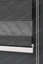 Antrasit Blackout Plise Zebra Perde - 3060 v11 - Görsel 5