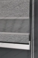 Koyu Gri Blackout Plise Zebra Perde - 3060 v05 - Görsel 5