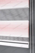 Pembe Degrade Genis Plise Zebra Perde - 15950 v05 - Görsel 5