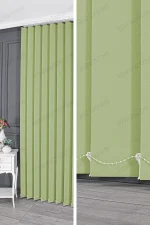 Mat Yeşil Dikey Stor Perde - 600 v48