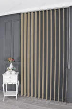 Mat Gri Bej Dikey Stor Perde - 600 v12 - Görsel 4