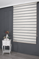 Ekru Jakarlı Zebra Perde - 3090 v03 - Görsel 2