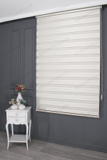 Ekru Jakarlı Zebra Perde - 3090 v03 - Görsel 3
