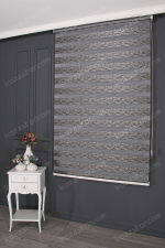 Koyu Gri Jakarlı Zebra Perde - 3090 v08 - Görsel 2