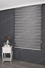 Koyu Gri Jakarlı Zebra Perde - 3090 v08 - Görsel 3