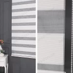 Beyaz Mini Plise Zebra Perde - 2000 v01