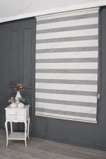 Ekru Mini Plise Zebra Perde - 2000 v02 - Görsel 2