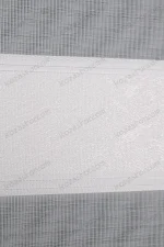 Beyaz Jakarlı Plise Kenar Zebra Perde - 3030 v02 - Görsel 6