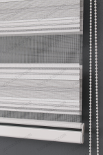Gri Simli Plise Zebra Perde - 4100 v05 - Görsel 5