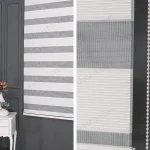 Beyaz Mini Plise Zebra Perde - 2000 v01