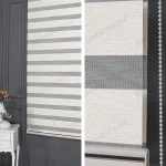 Ekru Jakarlı Zebra Perde - 3090 v03