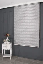 Gri Jakarlı Zebra Perde - 3090 v06 - Görsel 3